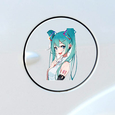 This stickers captures the magic of Hatsune Miku. If you're looking for more Hatsune Miku merch, we have it all! Check out our anime merch now—free shipping!