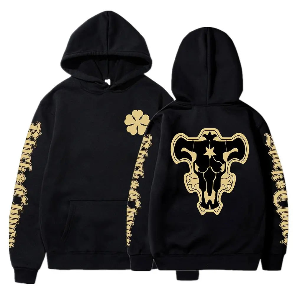 This hoodies captures the magic of Black Bull. If you're looking for more Black Clover merch, we have it all! Check out our anime merch now—free shipping!