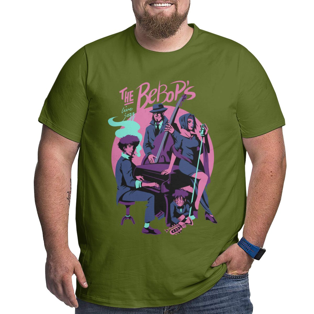 Cowboy Bebop's Big & Tall Tees