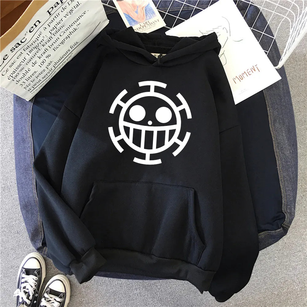 This hoodies captures the magic of Jolly Roger. If you're looking for more One Piece merch, we have it all! Check out our anime merch now—free shipping!