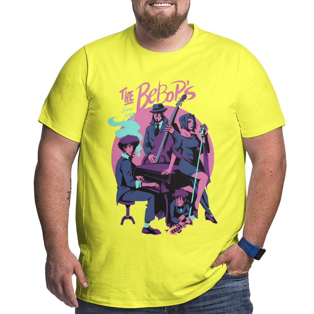 Cowboy Bebop's Big & Tall Tees