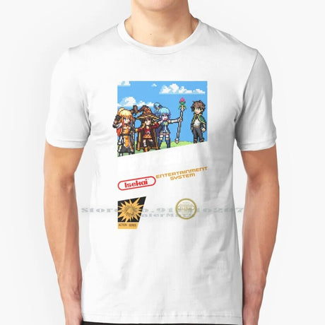 This shirt embodies the spirit of adventure in the world of Retro Konosuba. If you are looking for more Retro Konosuba Merch, We have it all!| Check out all our Anime Merch now! 
