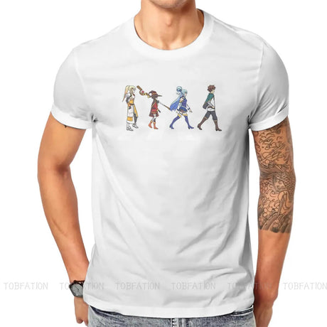 This shirt is your gateway to a world of laughter & divine adventures. Get it now! If you are looking for more KonoSuba Merch, We have it all!| Check out all our Anime Merch now!