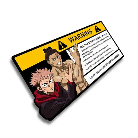 This sticker captures the magic of Itadori & Todo. If you're looking for more Jujutsu Kaisen merch, we have it all! Check out our anime merch now—free shipping!