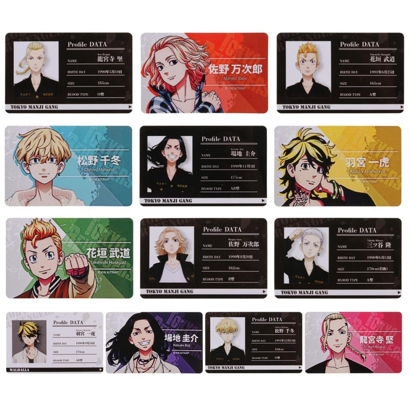 Tokyo Revengers Student ID Cards