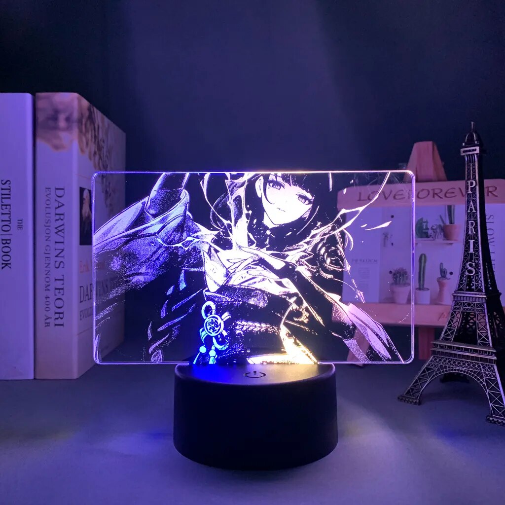 This exclusive light piece features the enigmatic Raiden Shogun from the popular game Genshin Impact. If you are looking for more Genshin Impact Merch, We have it all!| Check out all our Anime Merch now!