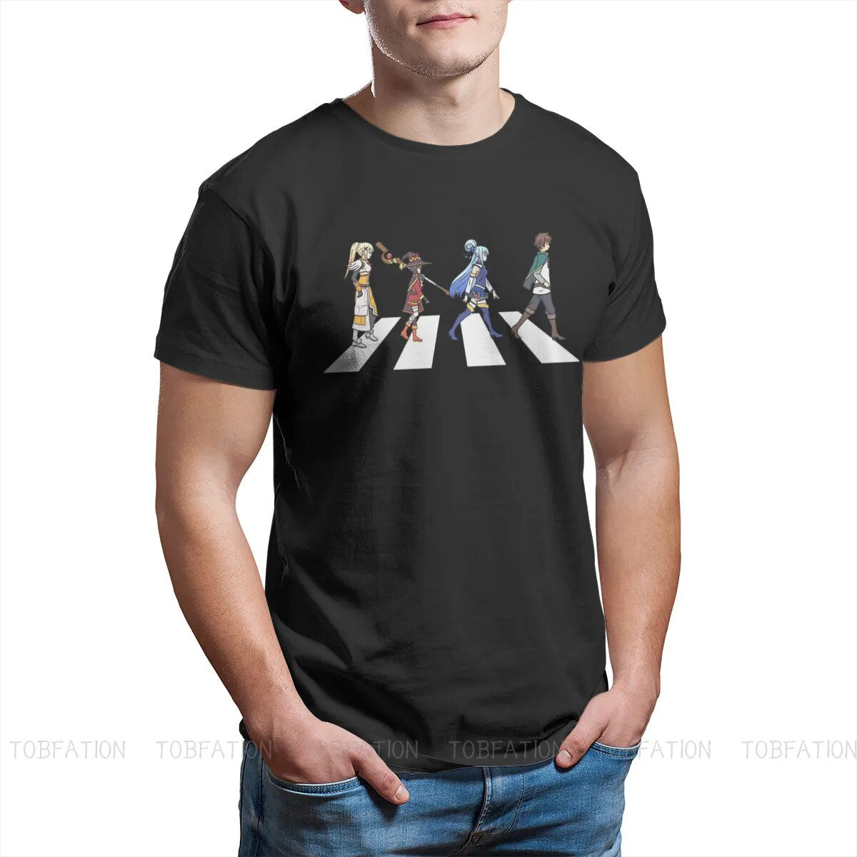 This shirt is your gateway to a world of laughter & divine adventures. Get it now! If you are looking for more KonoSuba Merch, We have it all!| Check out all our Anime Merch now!