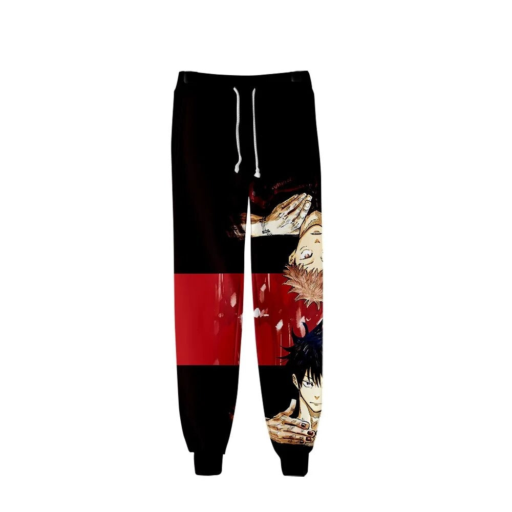 Look no further than our exclusive Jujutsu Kaisen Sweatpants. If you are looking for more Jujutsu Kaisen Merch, We have it all! | Check out all our Anime Merch now!