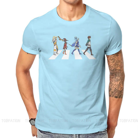 This shirt is your gateway to a world of laughter & divine adventures. Get it now! If you are looking for more KonoSuba Merch, We have it all!| Check out all our Anime Merch now!