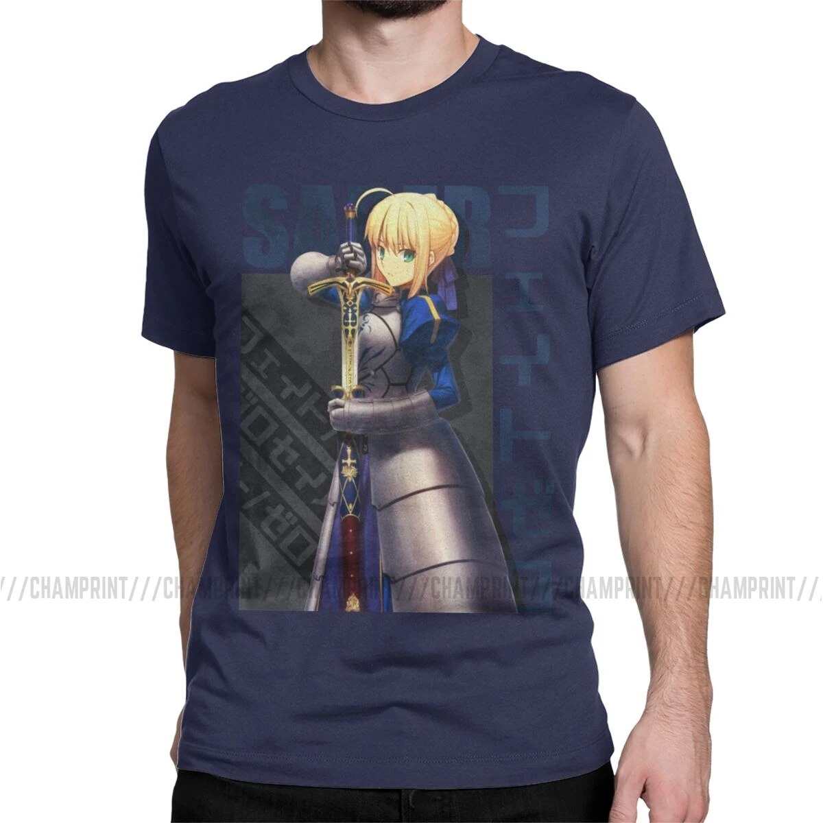 This T-shirt embodies the captivating presence of Saber | If you are looking for more Fate Stay Night Merch, We have it all!| Check out all our Anime Merch now!