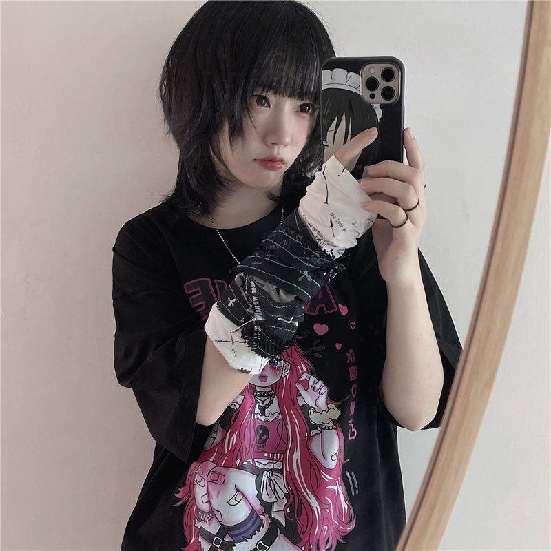 Cute Anime Girls Oversized Tees
