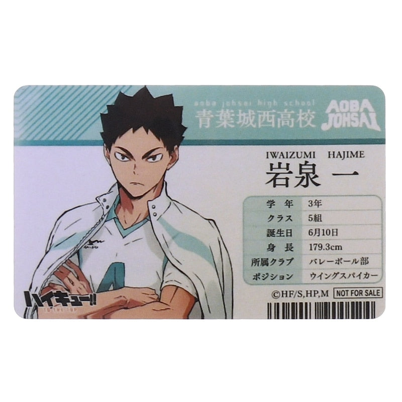 Haikyuu!! Student ID Cards