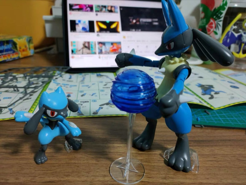 This figurine captures the magic of Lucario. If you're looking for more Pokemon merch, we have it all! Check out our anime merch now—free shipping!