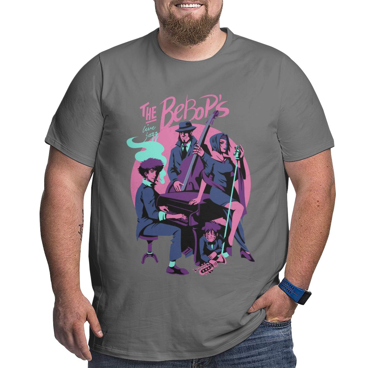 Cowboy Bebop's Big & Tall Tees