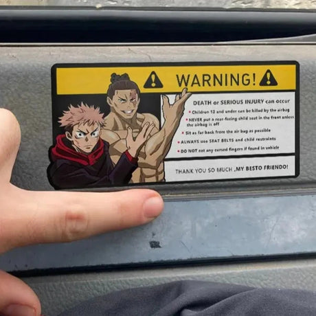 This sticker captures the magic of Itadori & Todo. If you're looking for more Jujutsu Kaisen merch, we have it all! Check out our anime merch now—free shipping!