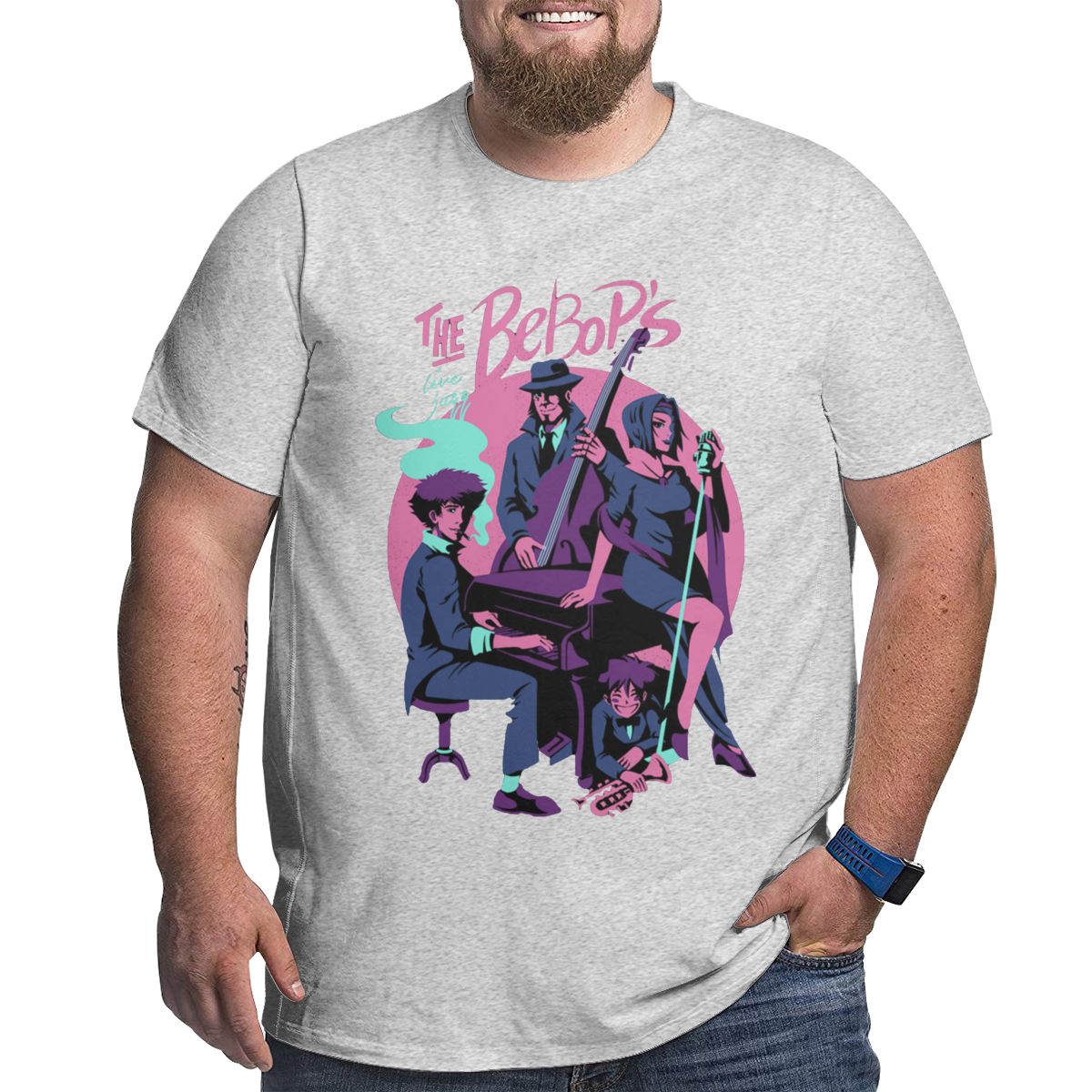 Cowboy Bebop's Big & Tall Tees