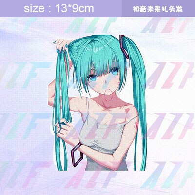 This stickers captures the magic of Hatsune Miku. If you're looking for more Hatsune Miku merch, we have it all! Check out our anime merch now—free shipping!