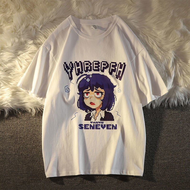 hcnone Pixel Art Oversized Tee
