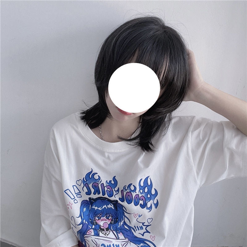 Cute Anime Girls Oversized Tees