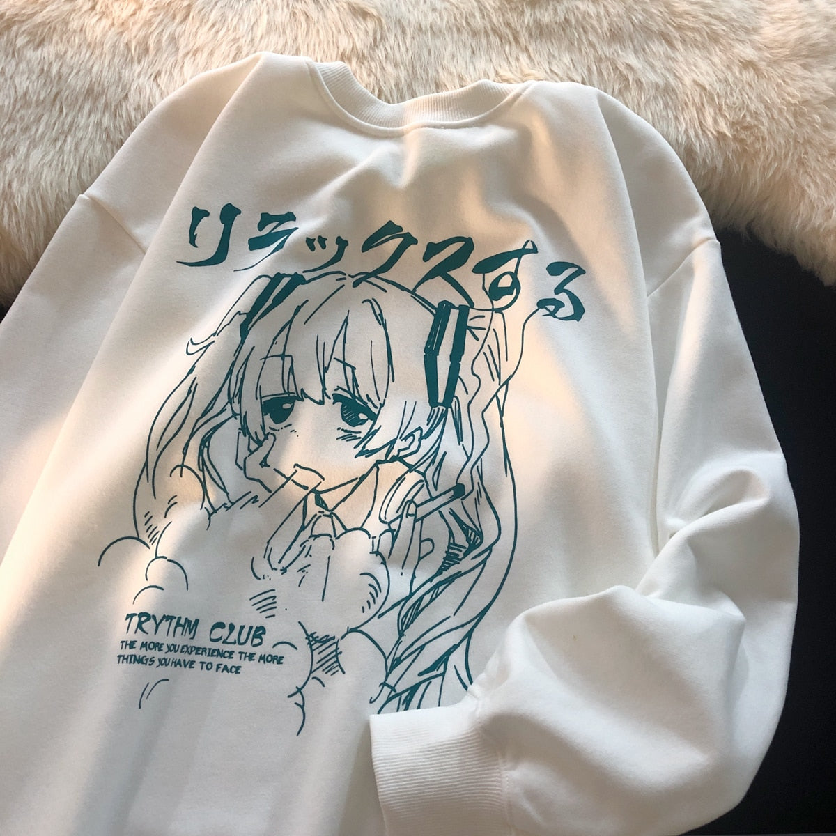 This sweatshirt captures the magic of Gothic Miku. If you're looking for more Hatsune Miku merch, we have it all! Check out our anime merch now—free shipping!
