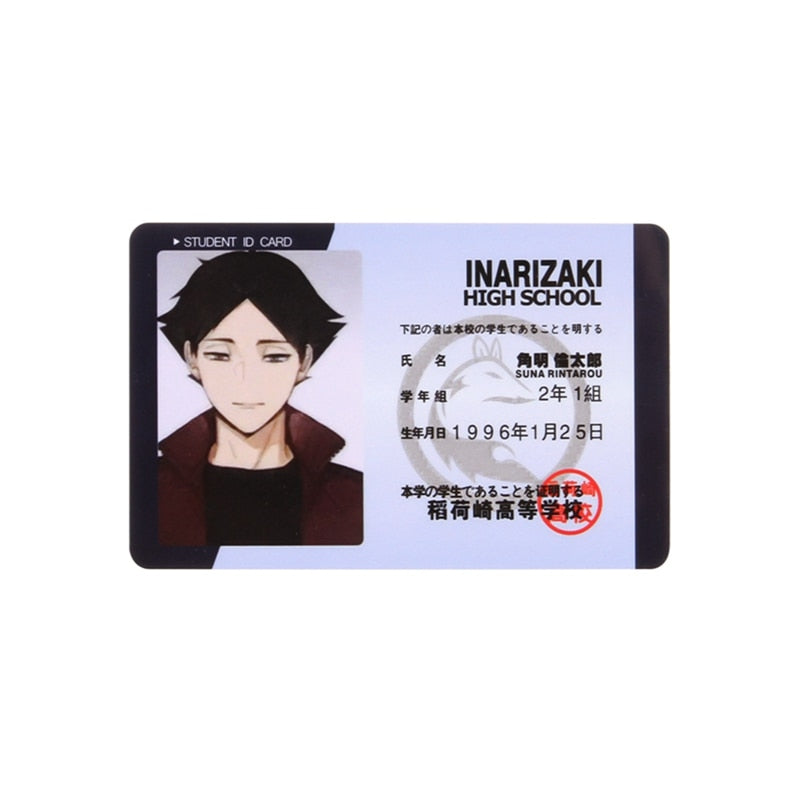 Haikyuu!! Student ID Cards