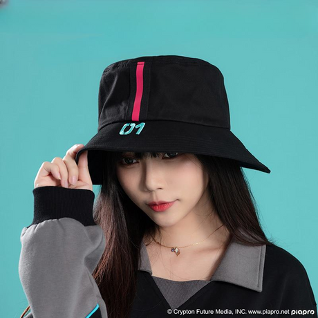 Moeyu Anime Miku Bucket Hat for Women Cap Male Vocaloid Cosplay Double Side Hats Summer Casual Fisherman Sunscreen Basin Caps, everythinganimee