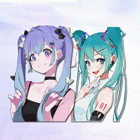 This stickers captures the magic of Hatsune Miku. If you're looking for more Hatsune Miku merch, we have it all! Check out our anime merch now—free shipping!