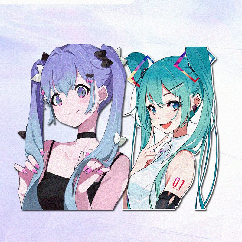 Hatsune Miku Car Stickers