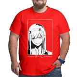 This T-shirt embodies the captivating presence of Zero Two | If you are looking for more Darling in the Franxx Merch, We have it all!| Check out all our Anime Merch now!