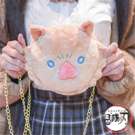 This bag is a statement piece that combines the quirky charm of Inosuke's boar head with the functionality of a daily handbag. If you are looking for more Demon Slayer Merch, We have it all! | Check out all our Anime Merch now!
