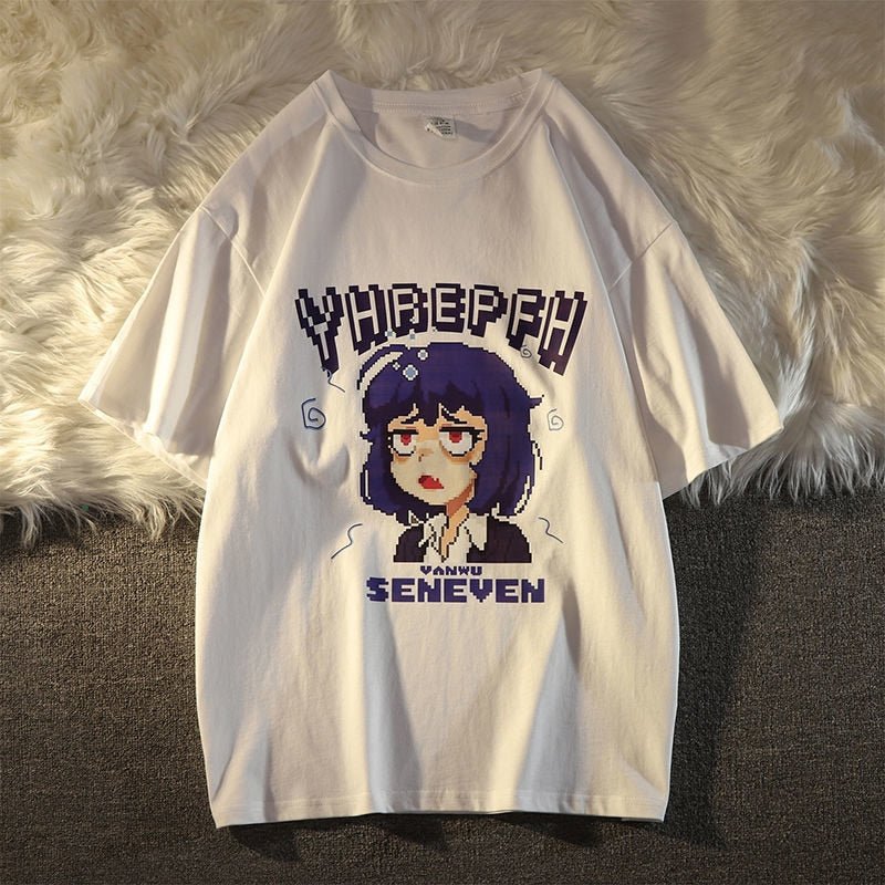 hcnone Pixel Art Oversized Tee