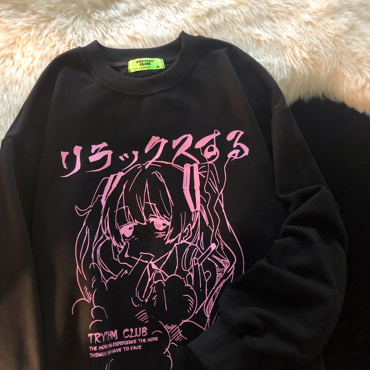 This sweatshirt captures the magic of Gothic Miku. If you're looking for more Hatsune Miku merch, we have it all! Check out our anime merch now—free shipping!