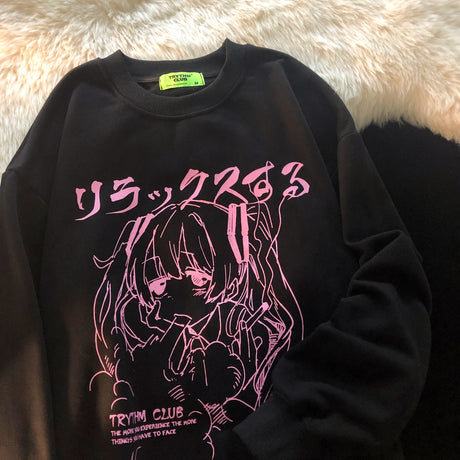 Gothic Miku Melody - Long Sleeve Sweatshirt