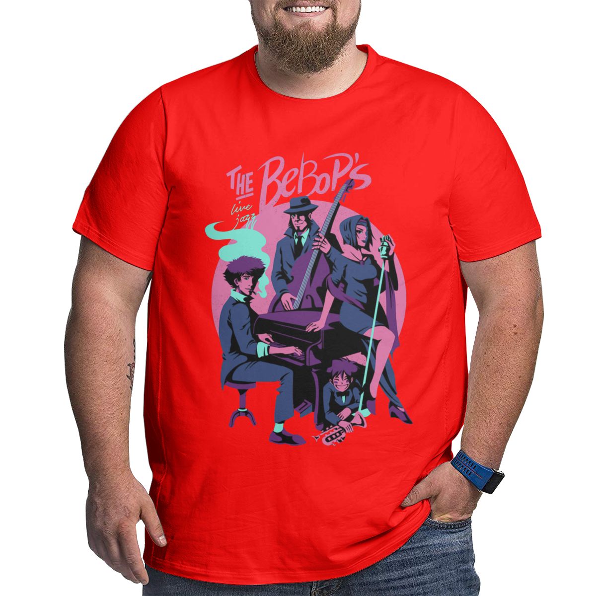 Cowboy Bebop's Big & Tall Tees