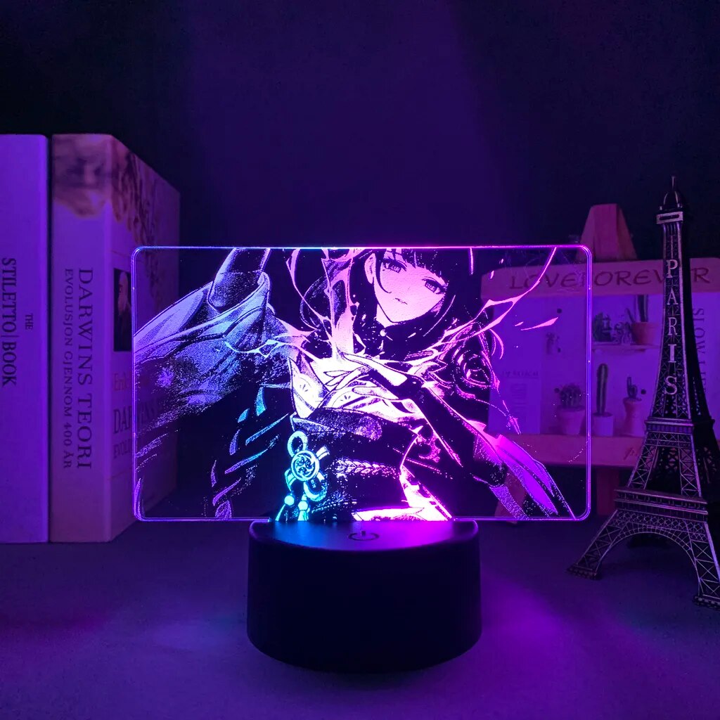 This exclusive light piece features the enigmatic Raiden Shogun from the popular game Genshin Impact. If you are looking for more Genshin Impact Merch, We have it all!| Check out all our Anime Merch now!
