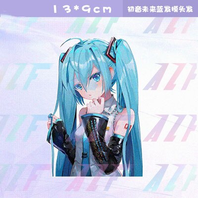 This stickers captures the magic of Hatsune Miku. If you're looking for more Hatsune Miku merch, we have it all! Check out our anime merch now—free shipping!
