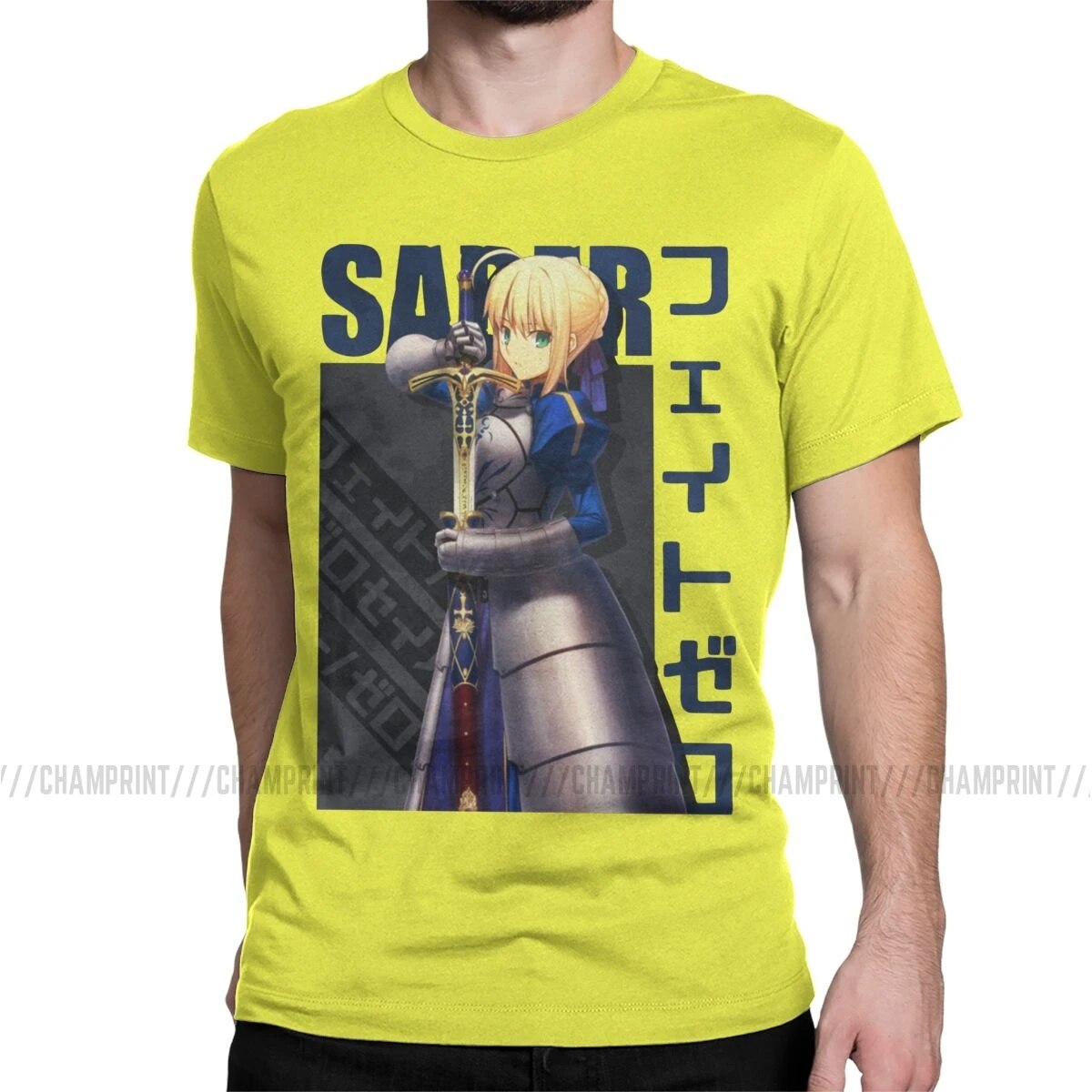 This T-shirt embodies the captivating presence of Saber | If you are looking for more Fate Stay Night Merch, We have it all!| Check out all our Anime Merch now!