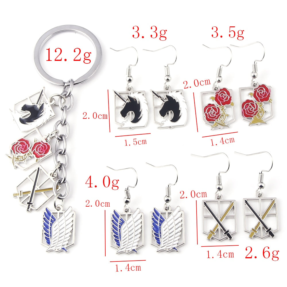 Attack on Titan Earrings