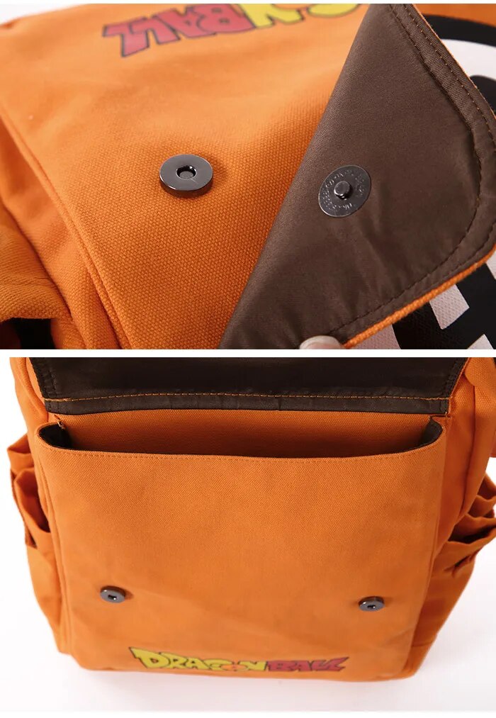 This backpack captures the magic of Dragon Ball Z. If you're looking for more Dragon Ball Z merch, we have it all! Check out our anime merch now—free shipping!