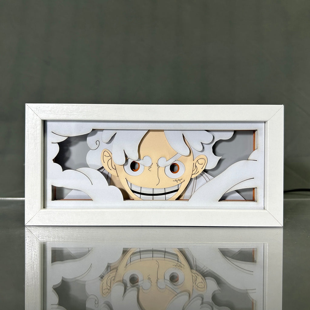 This lightbox captures the magic of Nika Luffy. If you're looking for more One Piece merch, we have it all! Check out our anime merch now—free shipping!