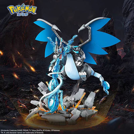 Upgarde your Lego set today with our awesome Mega Charizard X Evolutionary Construct Set | If you are looking for more Pokemon Merch, We have it all! | Check out all our Anime Merch now!