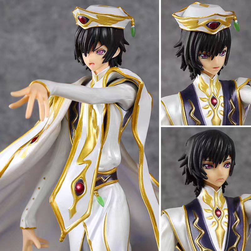 This figurine captures the magic of Suzaku Kururugi. If you're looking for more Code Geass merch, we have it all! Check out our anime merch now—free shipping!
