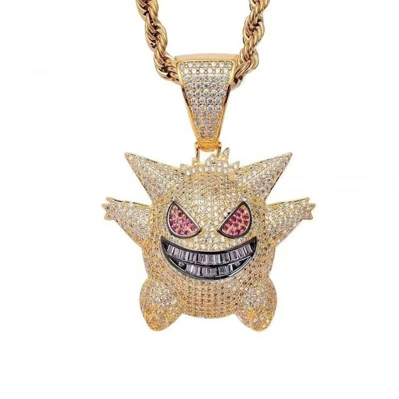 Upgrade your style or give the best gift ever with our Gengar Gleam Pendant Necklace!! Everythinganimee has the worlds best anime merch! Free Global Shipping