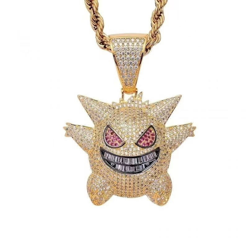 This necklace captures the magic of Gengar. If you're looking for more Pokemon merch, we have it all! Check out our anime merch now—free shipping!