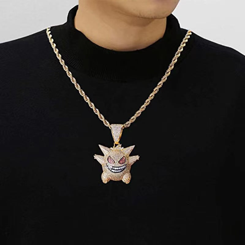 This necklace captures the magic of Gengar. If you're looking for more Pokemon merch, we have it all! Check out our anime merch now—free shipping!