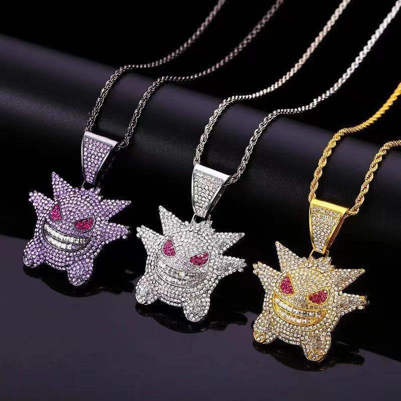 This necklace captures the magic of Gengar. If you're looking for more Pokemon merch, we have it all! Check out our anime merch now—free shipping!