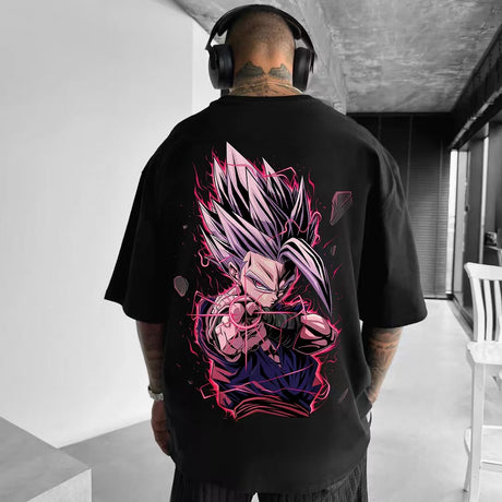 This tee captures the magic of Gohan. If you're looking for more Dragon Ball Z merch, we have it all! Check out our anime merch now—free shipping!
