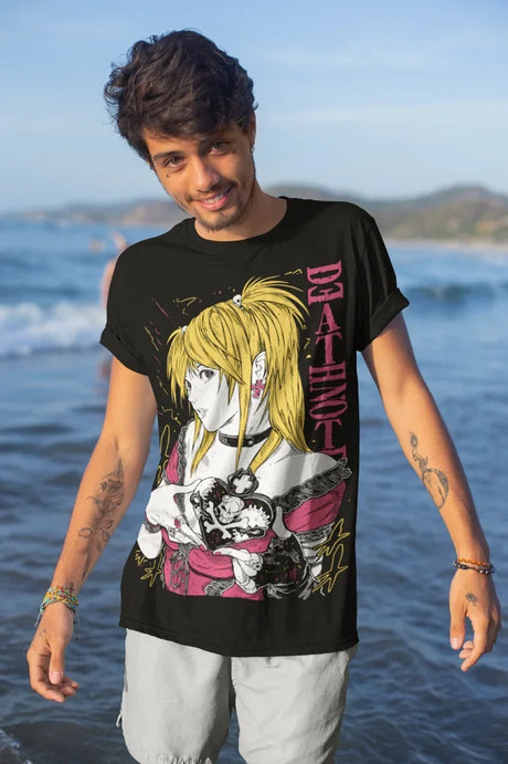 This tee captures the magic of Misa Amane. If you're looking for more Death Note merch, we have it all! Check out our anime merch now—free shipping!