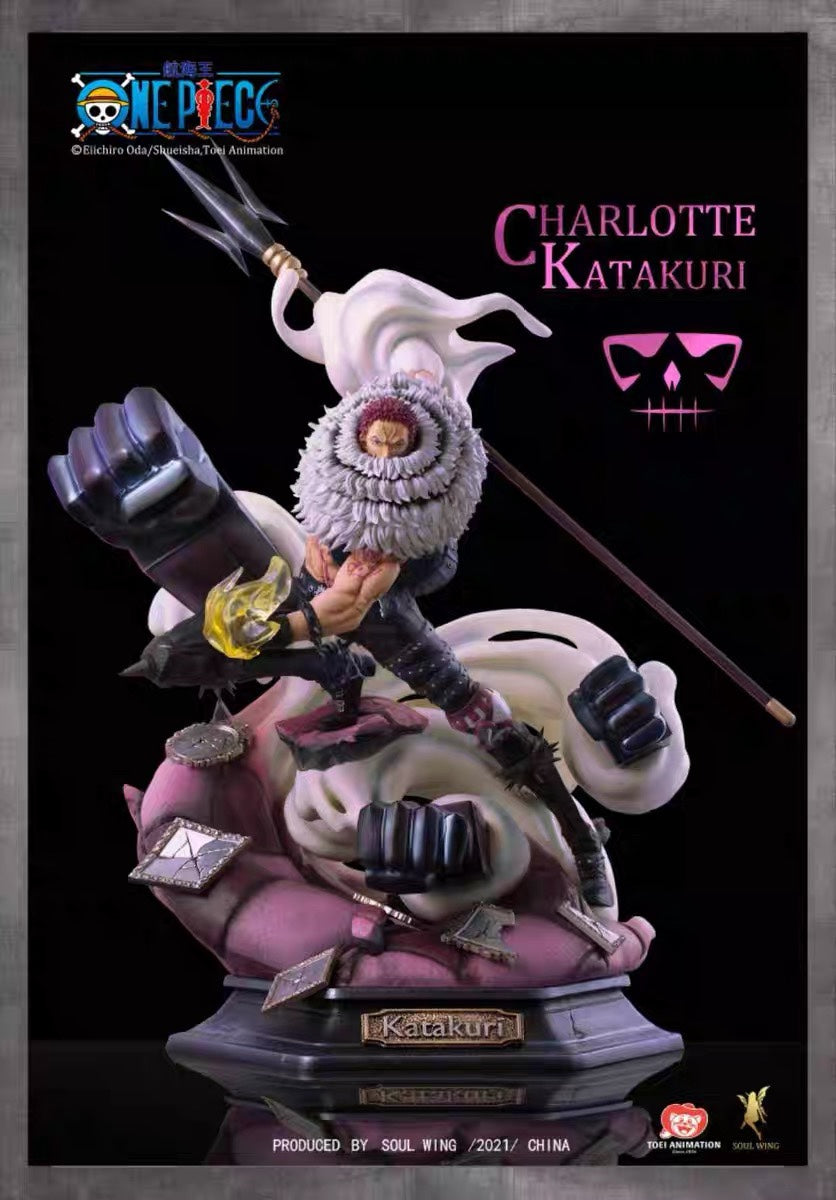 This figurine captures the magic of Charlotte Katakuri. If you're looking for more One Piece merch, we have it all! Check out our anime merch now—free shipping!