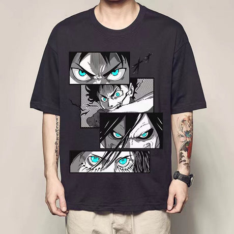 Eren Jaeger Attack on Titan Manga Graphic T-Shirt